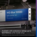 Western Digital Blue SN580 NVMe 500GB M.2 Gen4 SSD