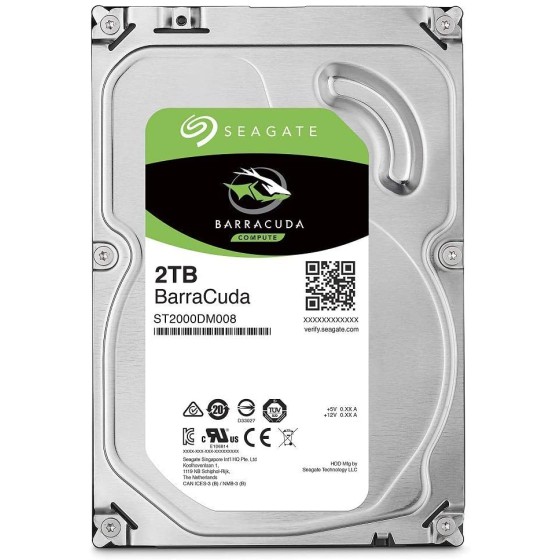 Seagate BarraCuda 3.5 inch Hard Disk 2TB 256MB Seagate BarraCuda 3.5 inch Hard Disk 2TB 256MB