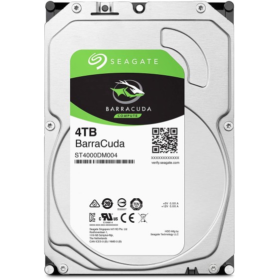 Seagate Barracuda 3.5 inch HDD 4TB 256MB Seagate Barracuda 3.5 inch HDD 4TB 256MB