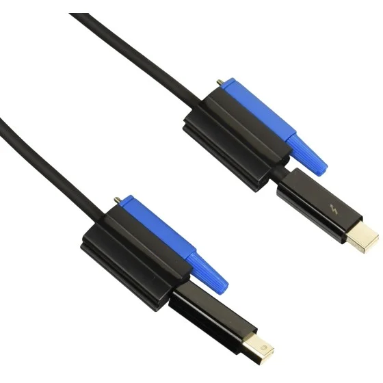QNAP CAB-TBT10M – 1.0m Thunderbolt 2 Cable for High-Speed Data Transfer QNAP CAB-TBT10M 1.0m Thunderbolt 2 Cable