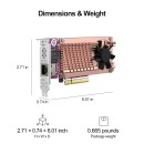 Qnap QM2-2P10G1TB 2xPCIe NVMe SSD & 10GbE Expansion Card
