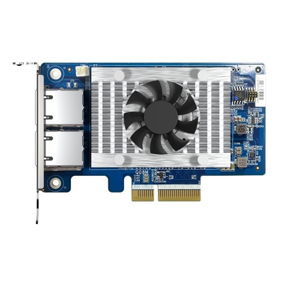 QNAP QXG-10G2T-X710 Dual-Port 10GbE Network Expansion Card