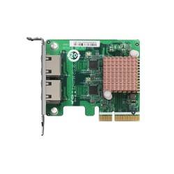 QNAP QXG-2G2T-I225 Dual Port 2.5GbE PCIe Network Expansion Card QNAP QXG-2G2T-I225 Dual Port 2.5GbE PCIe Network Expansion Card