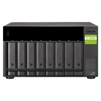 QNAP TL-D800C-EU JBOD Storage Enclosure – 8-Bay USB 3.2 Gen 2 Type-C QNAP TL-D800C-EU 8-Bay USB 3.2 Gen 2 JBOD Storage Enclosure