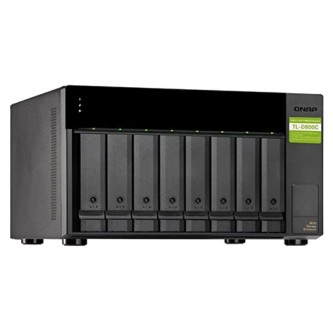 QNAP TL-D800C-EU JBOD Storage Enclosure – 8-Bay USB 3.2 Gen 2 Type-C QNAP TL-D800C-EU 8-Bay USB 3.2 Gen 2 JBOD Storage Enclosure