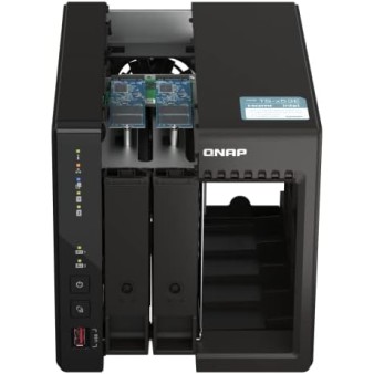 QNAP TS-253E-8G NAS – 2-Bay, 8GB RAM, Intel Quad-Core, PCIe Expansion QNAP TS-253E-8G 2-Bay NAS with Dual 2.5GbE and PCIe Expansion