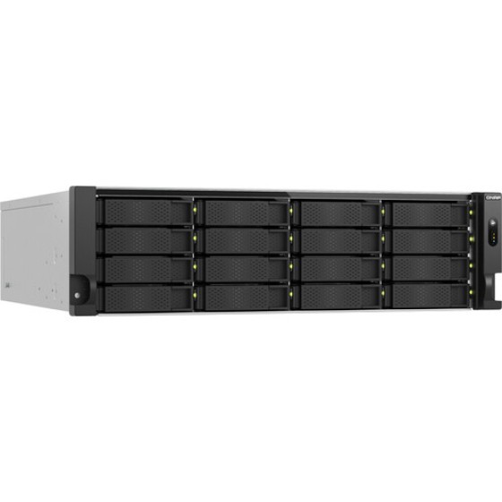 QNAP TS-h1677AXU-RP-R7-32G 16-Bay Rackmount NAS with AMD Ryzen™ 7 Processor and 32GB DDR5 RAM