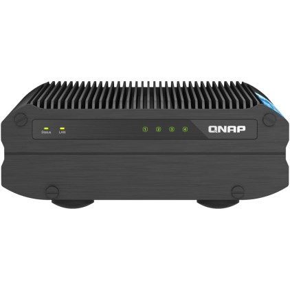 QNAP TS-i410X-8G NAS – 4-Bay, Intel Atom x6425E, 8GB RAM, Dual 10GbE QNAP TS-i410X-8G 4-Bay Industrial NAS with Dual 10GbE and NVMe Slots
