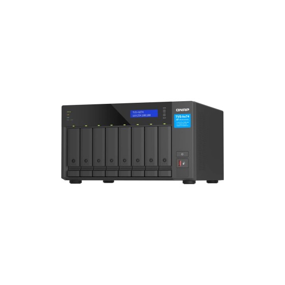 QNAP TVS-h874-i7-32G 8-Bay NAS with Intel Core i7-12700 and 32GB RAM