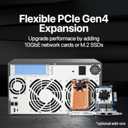 Qnap TVS-h874T-i9-64G 8 Bay High Speed Desktop NAS Qnap TVS-h874T-i9-64G 8 Bay High Speed Desktop NAS