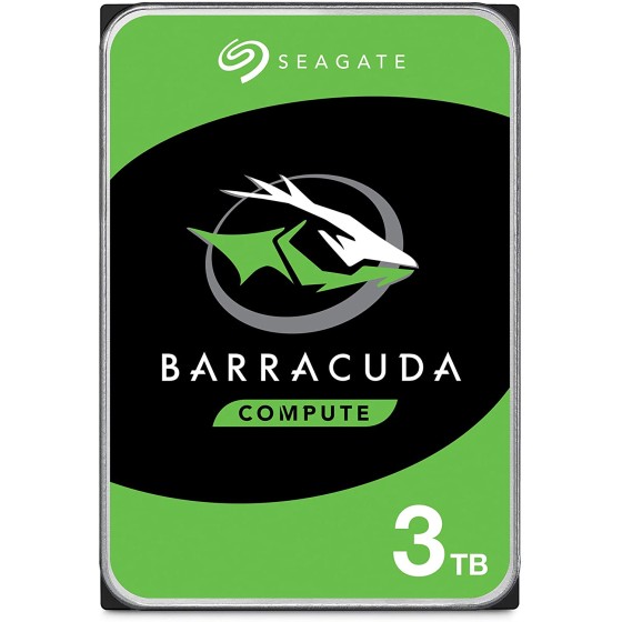 Seagate BarraCuda 3.5 inch Hard Disk 3TB 256MB 5400rpm