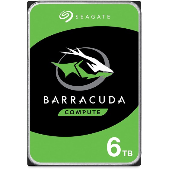 Seagate BarraCuda 3.5 inch Hard Disk 6TB 256MB 5400rpm