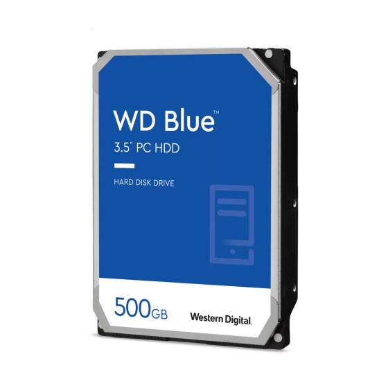 WD Blue PC Desktop SATA Hard Drive 500GB 64MB 5400rpm