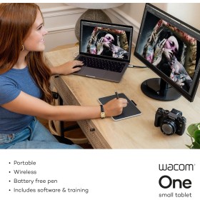 Wacom One Small CTC4110WLWOC Bluetooth Pen Tablet Wacom One Small CTC4110WLWOC Bluetooth Pen Tablet