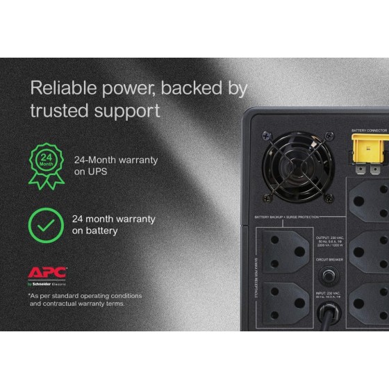APC Back UPS 2200VA 230V BX2200LI-IN APC Back UPS 2200VA 230V BX2200LI-IN