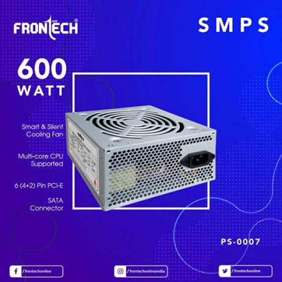 Frontech 600 WATT Power Supply Unit PS-0010 80 plus Bronze