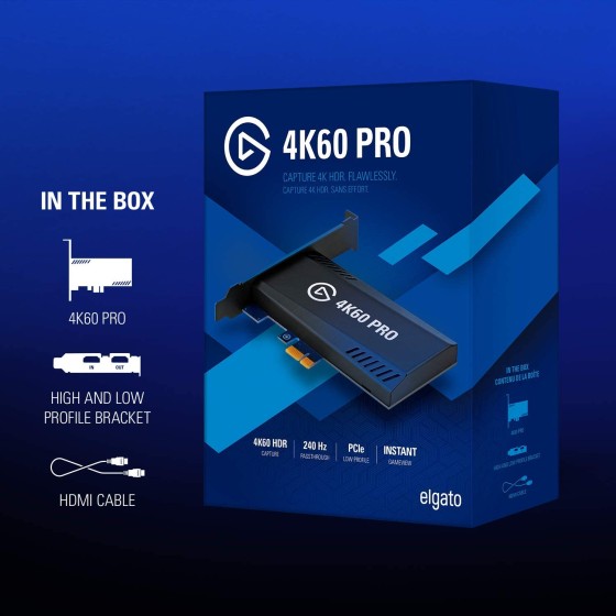 Elgato Game Capture 4K60 Pro PCIe x4 Capture Card