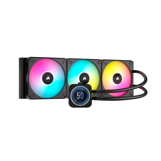 Corsair H170i ELITE LCD XT AIO cooler CW-9060075-WW Corsair iCUE H170i ELITE LCD XT 420mm liquid CPU cooler