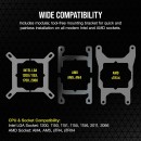 Corsair H170i ELITE LCD XT AIO cooler CW-9060075-WW Corsair iCUE H170i ELITE LCD XT 420mm liquid CPU cooler
