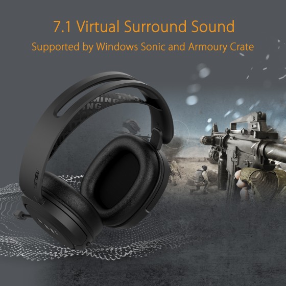 ASUS TUF Gaming H1 Wireless Headset ASUS TUF Gaming H1 Wireless gaming headset