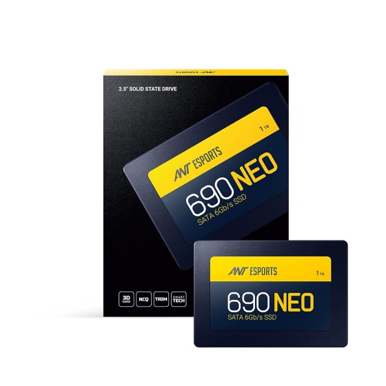 ANT Esports 690 Neo 1TB 2.5Inch Sata SSD ANT Esports 690 Neo 1TB 2.5Inch Sata SSD