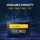 ANT Esports 690 Neo 1TB 2.5Inch Sata SSD ANT Esports 690 Neo 1TB 2.5Inch Sata SSD
