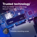 Crucial P3 Plus 4TB M.2 NVMe 2280 PCIe Gen4 X4 3D NAND Internal Solid State Drive, up to 4800MB/s | CT4000P3PSSD8