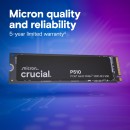 Crucial P510 1TB PCIe Gen5 NVMe M.2 SSD