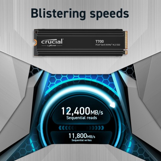 Crucial T700 2TB Gen5 NVMe M.2 SSD