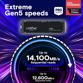 Crucial T705 4TB PCIe Gen5 NVMe M.2 SSD