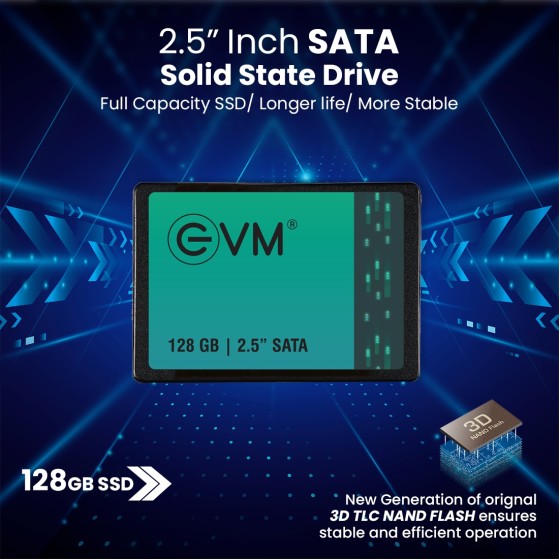 EVM25 128GB 2.5 INCH Sata Solid State Drive Faster Boot-Up and Load Times with Read Speeds up to 500MB/s & Write Speeds up to 340MB/s - High-Performance Storage with 5 Year Warranty (EVM25/128GB) EVM25 128GB 2.5 INCH Sata Solid State Drive Faster Boot-Up and Load Times with Read Speeds up to 500MB/s & Write Speeds up to 340MB/s - High-Performance Storage with 5 Year Warranty (EVM25/128GB)