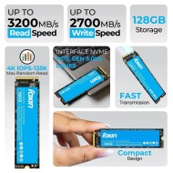 Foxin Express 128GB PCIe Gen3 x4 M.2 2280 NVMe SSD