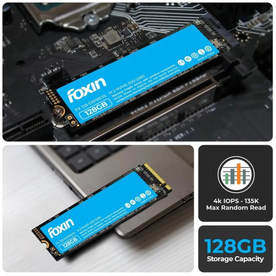 Foxin Express 128GB NVMe SSD Foxin Express 128GB Gen3 M.2 NVMe SSD