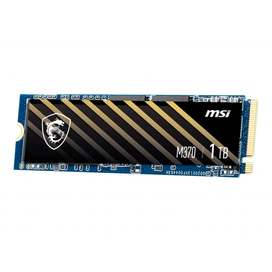 MSI SPATIUM M370 1TB M.2 PCIe NVMe SSD MSI SPATIUM M370 1TB M.2 PCIe NVMe SSD