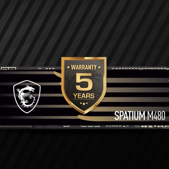 Msi Spatium M480 1TB M.2 NVMe PCIe Gen4 SSD