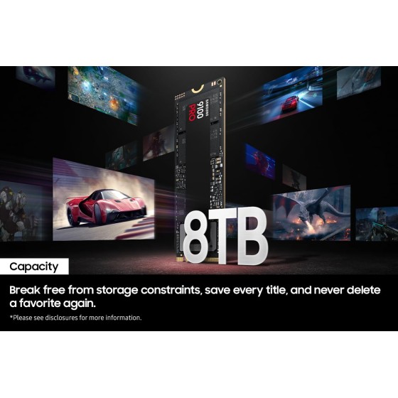 Samsung 9100 PRO 1TB Gen5 M.2 NVME SSD