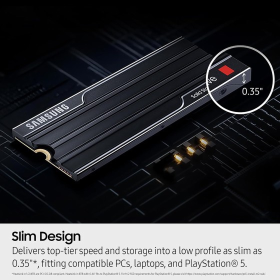 Samsung 9100 PRO 2TB Gen5 M.2 NVME SSD With Heatsink Samsung 9100 PRO 2TB Gen5 M.2 NVME SSD With Heatsink
