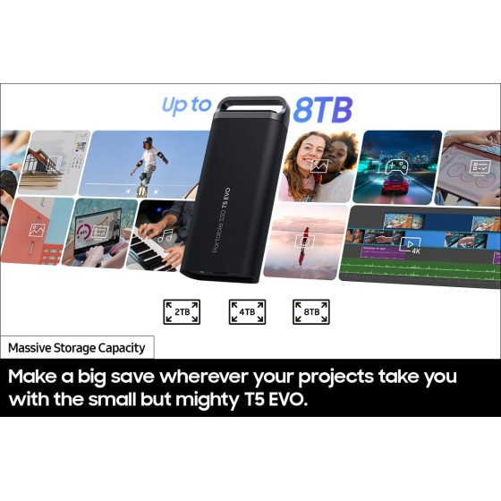 Samsung T5 Evo Portable External 2TB SSD Samsung T5 Evo Portable External 2TB SSD