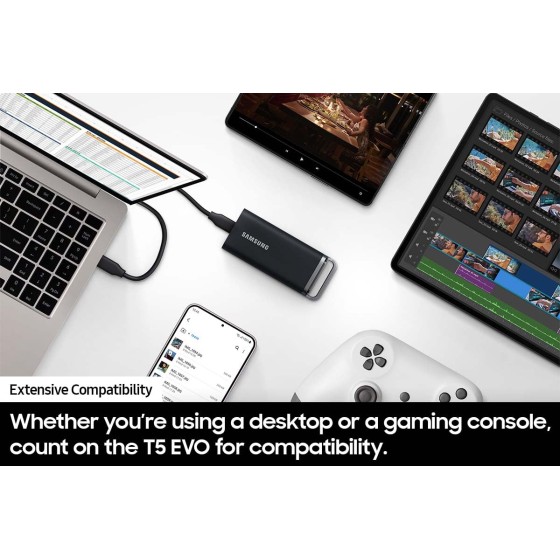 Samsung T5 Evo Portable External 4TB SSD