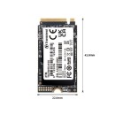 Transcend 256GB M.2 2242 NVMe Gen4X4 SSD Transcend 256GB M.2 2242 NVMe Gen4X4 SSD