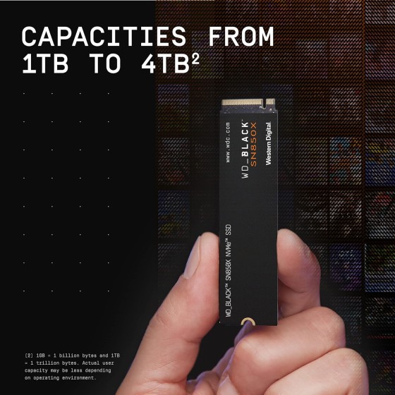 Western Digital Black SN850X 1TB M.2 NVMe Gen4 SSD Western Digital Black SN850X 1TB M.2 NVMe Gen4 SSD