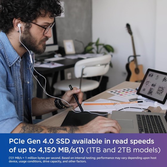 Western Digital Blue SN850 NVMe 1TB Gen3 M.2 SSD