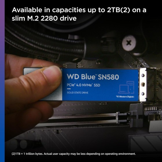 Western Digital Blue SN850 NVMe 1TB Gen3 M.2 SSD