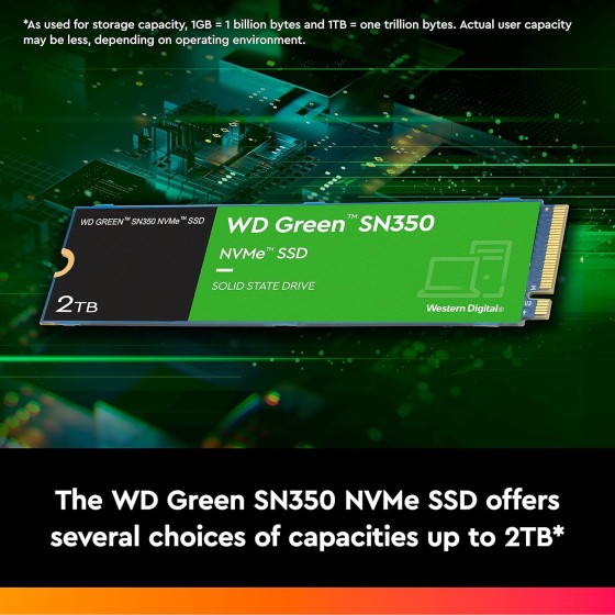 Western Digital Green SN350 NVMe 250GB M.2 Gen3 SSD
