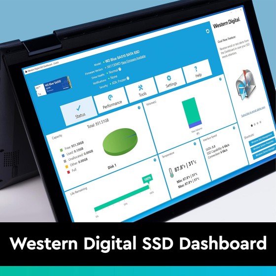 Western Digital Blue SA510 SATA 1TB 2.5inch SSD