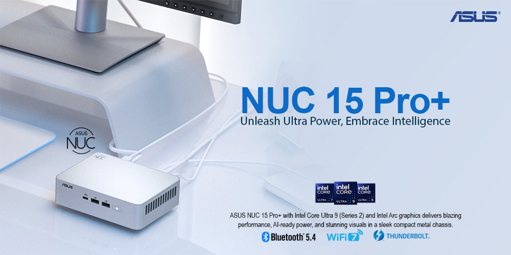 ASUS NUC 15 Pro+ Most Powerful Compact AI Mini PC of 2025(Newly Released in India)