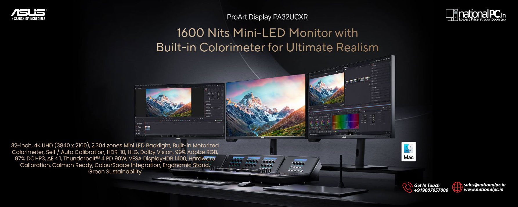 ASUS ProArt PA32UCXR Review: 32" 4K Mini-LED Reference
