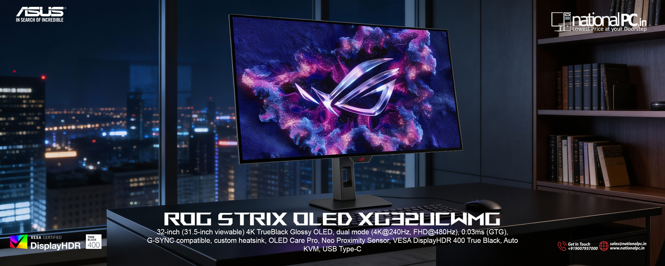 ASUS ROG Strix OLED XG32UCWMG Review (32-class): 4K 240Hz OLED + 480Hz Dual-Mode, TrueBlack Glossy Done Right