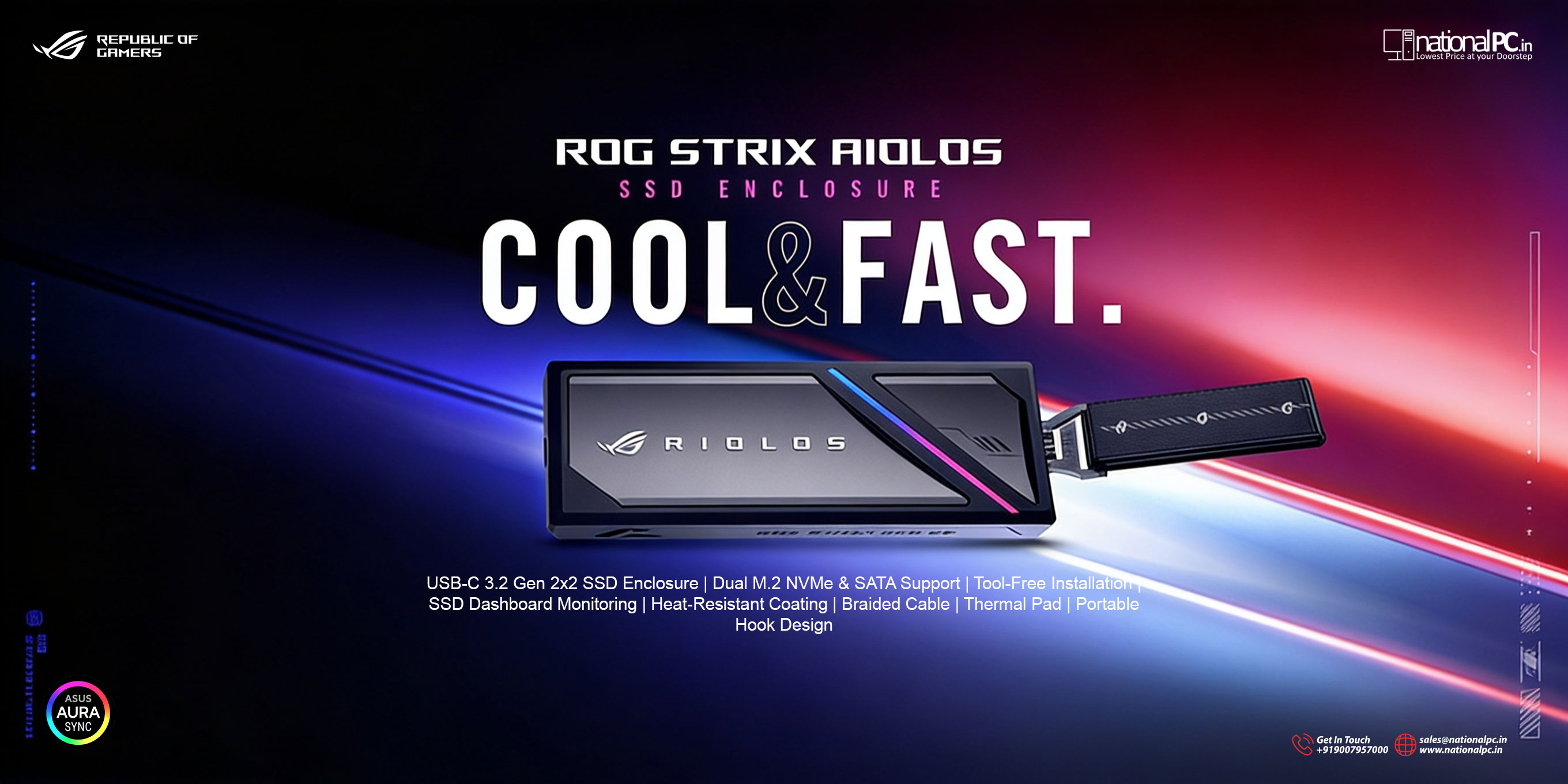 ASUS ROG Strix Aiolos Review: Premium 20Gbps SSD Enclosure for Gamers, Creators & Portable Storage Users