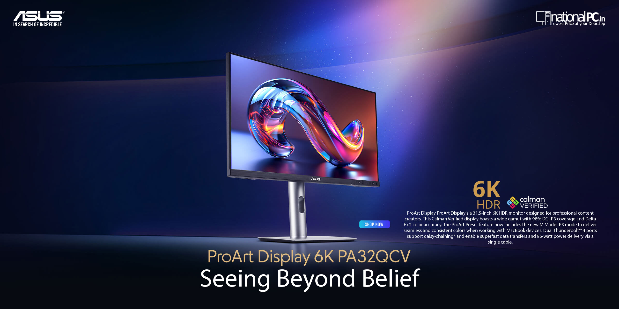 ASUS ProArt Display 6K PA32QCV